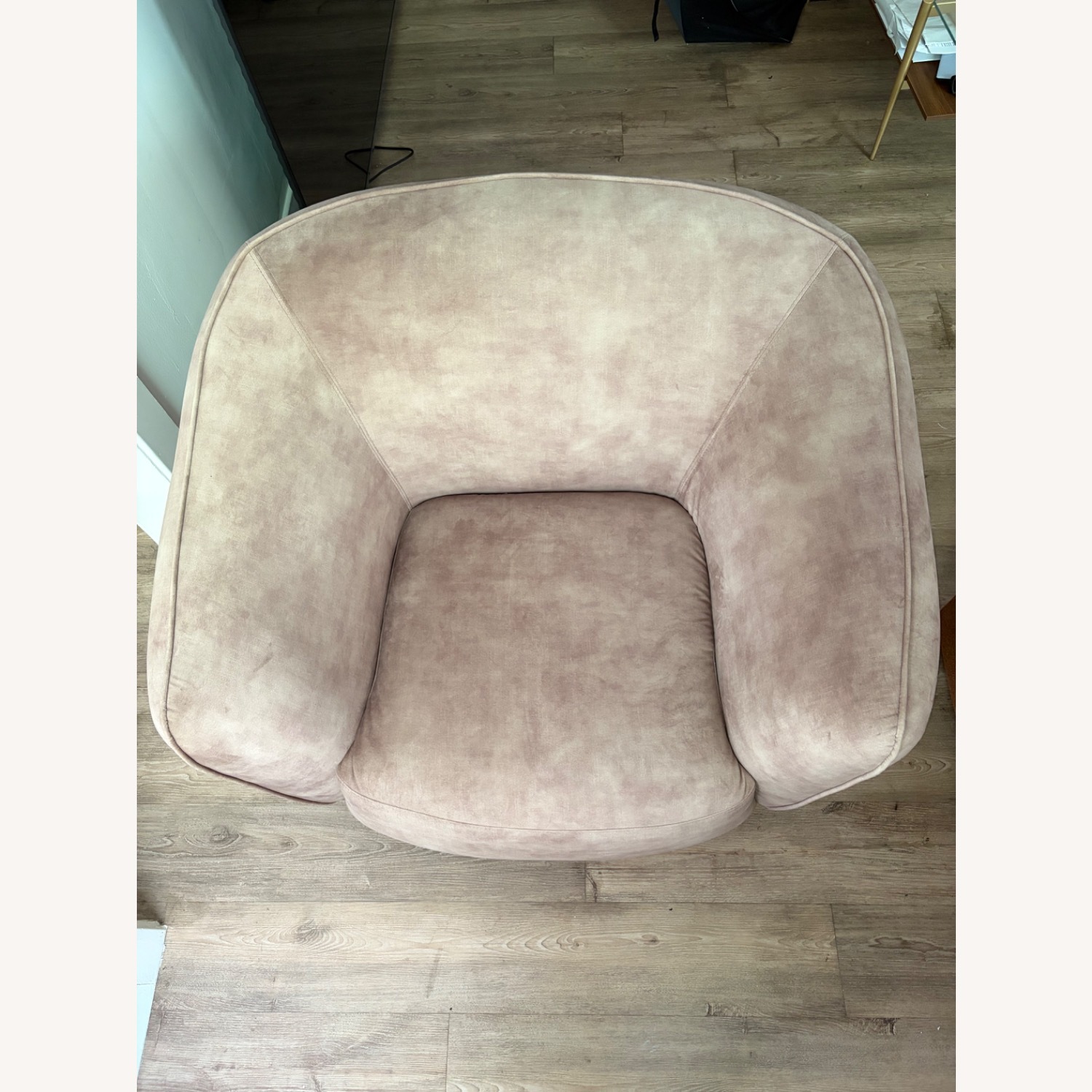 CB2 Laszlo Light Brown Armchair - image-4
