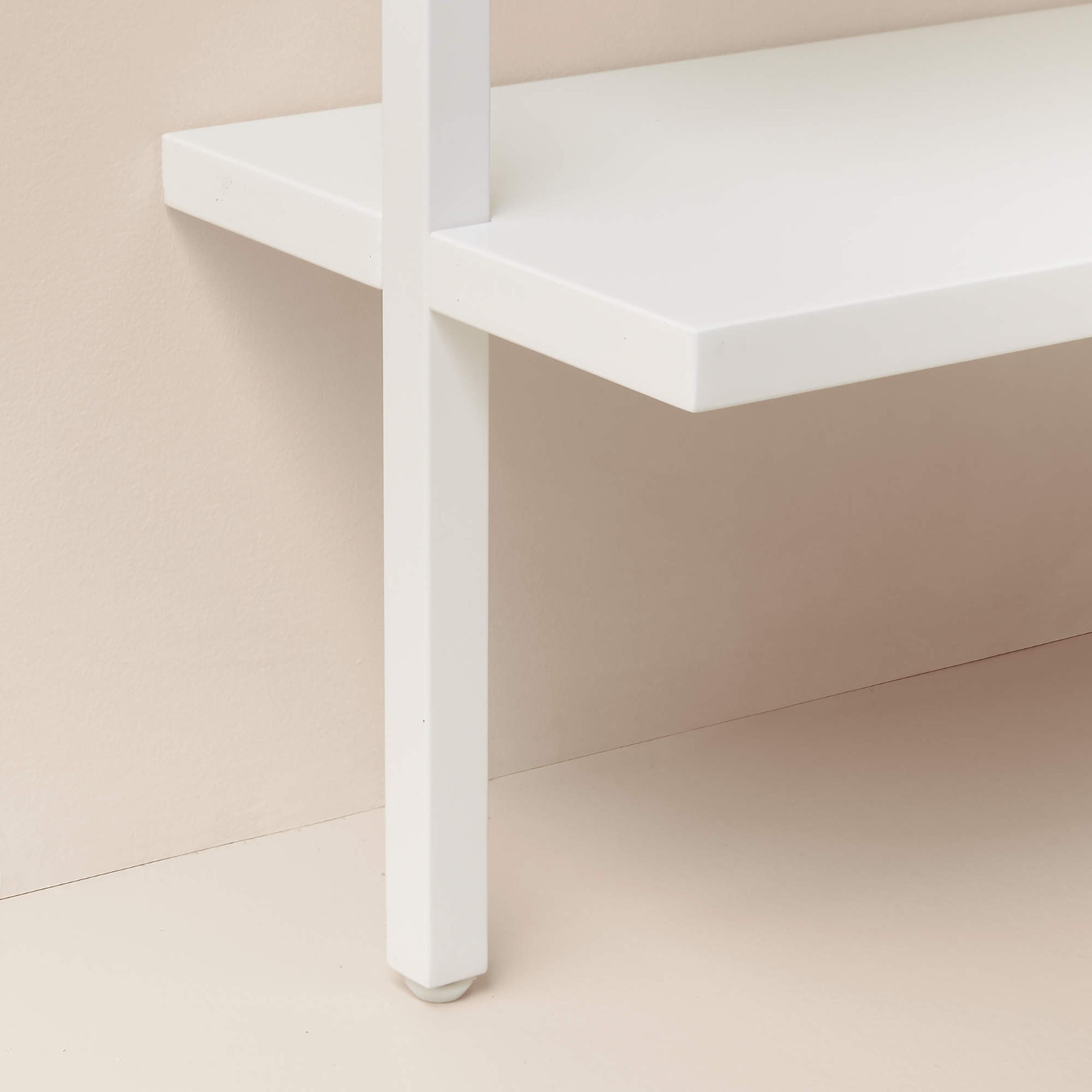 CB2 Stairway 96" White Metal Wall Mount Bookcase - image-2