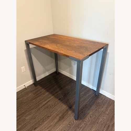 Used CB2 Hightop Wood Dining Table for sale on AptDeco