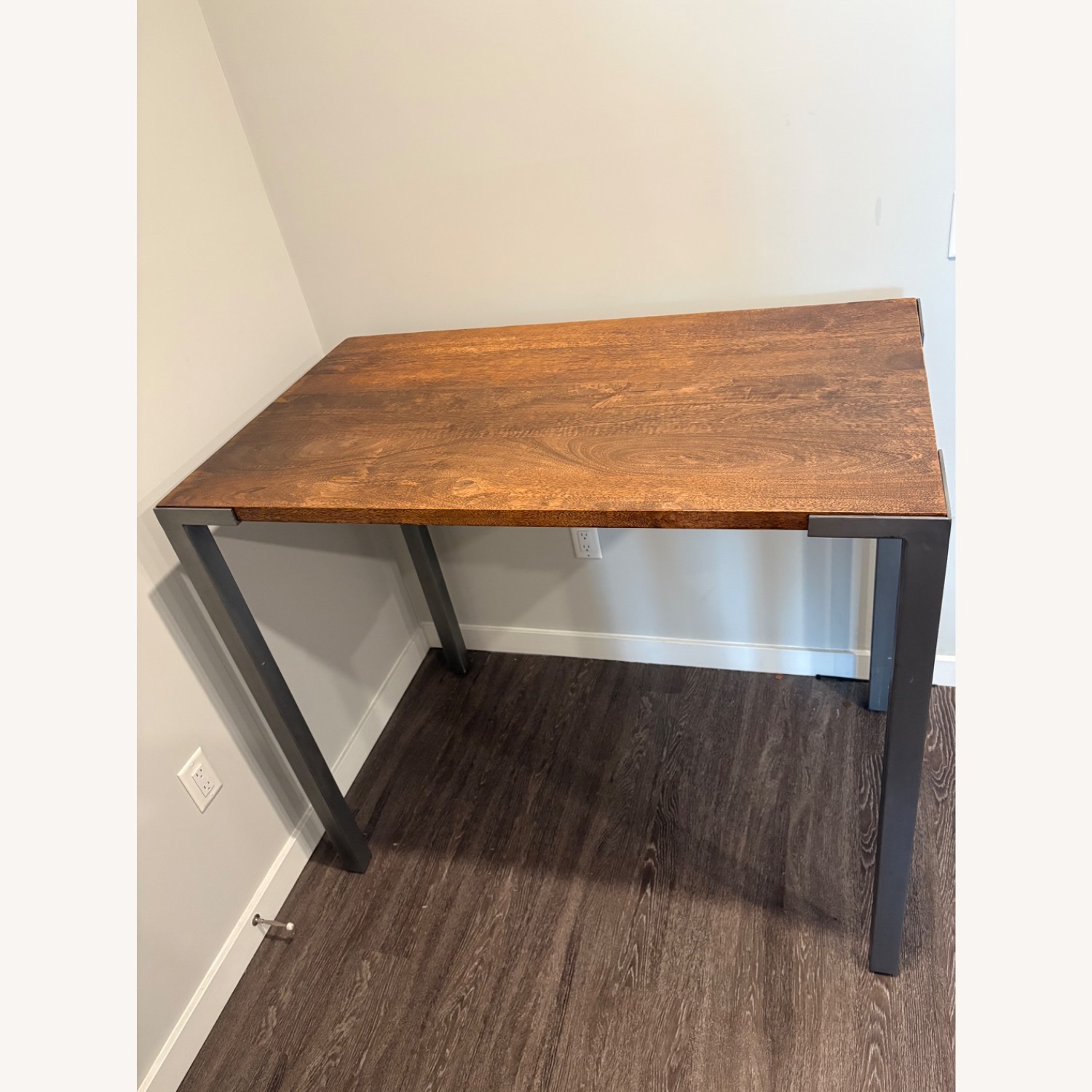 CB2 Hightop Wood Dining Table - image-2