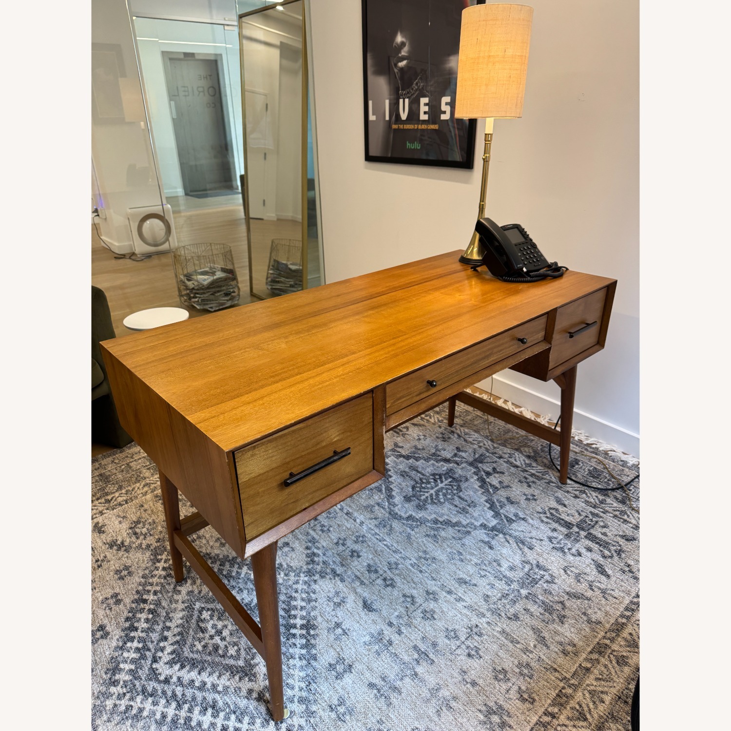 West Elm Mid-Century Desk - image-1