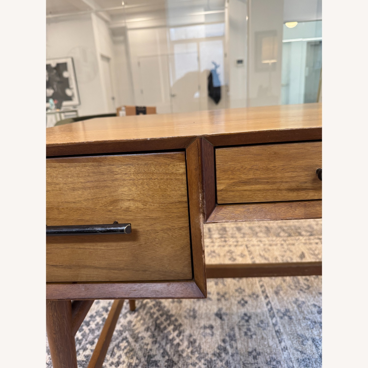 West Elm Mid-Century Desk - image-2