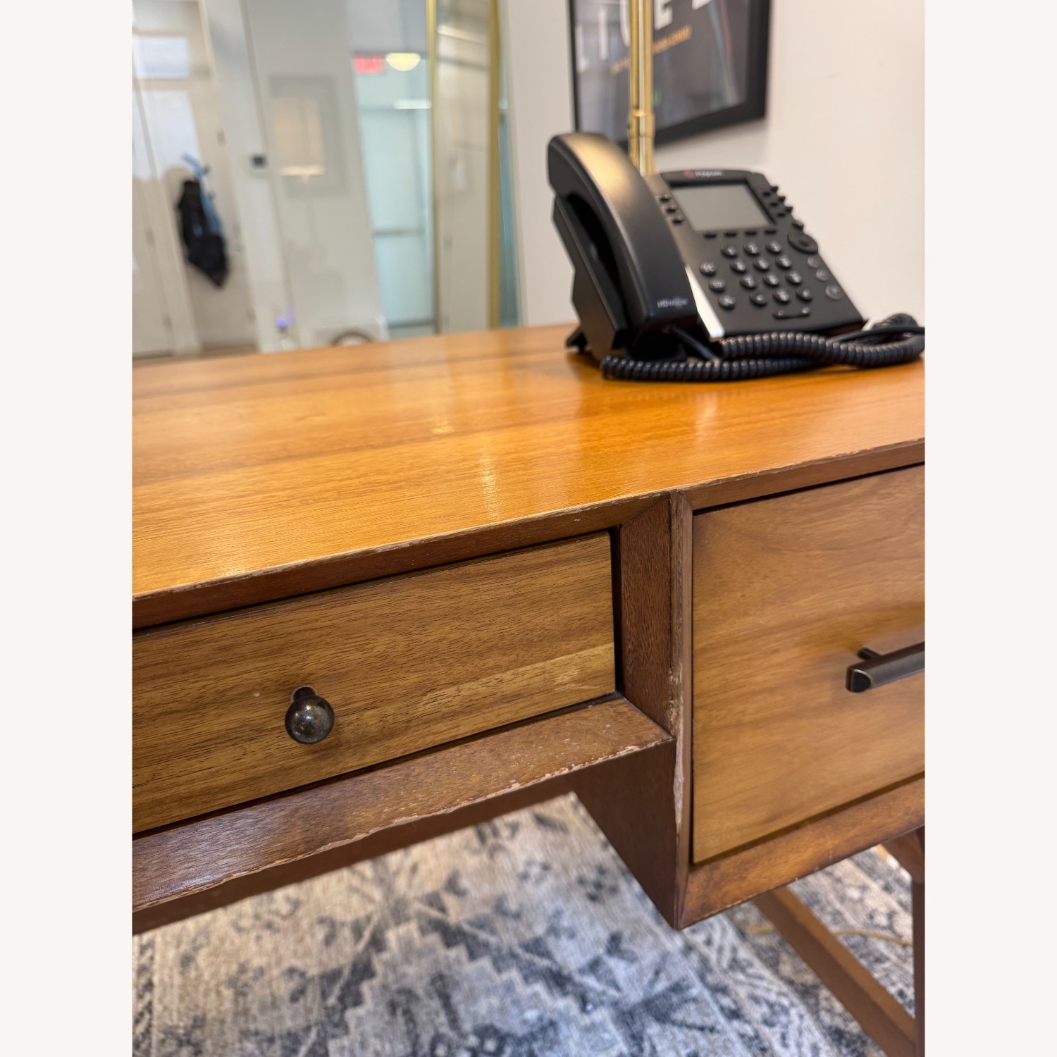 West Elm Mid-Century Desk - image-3