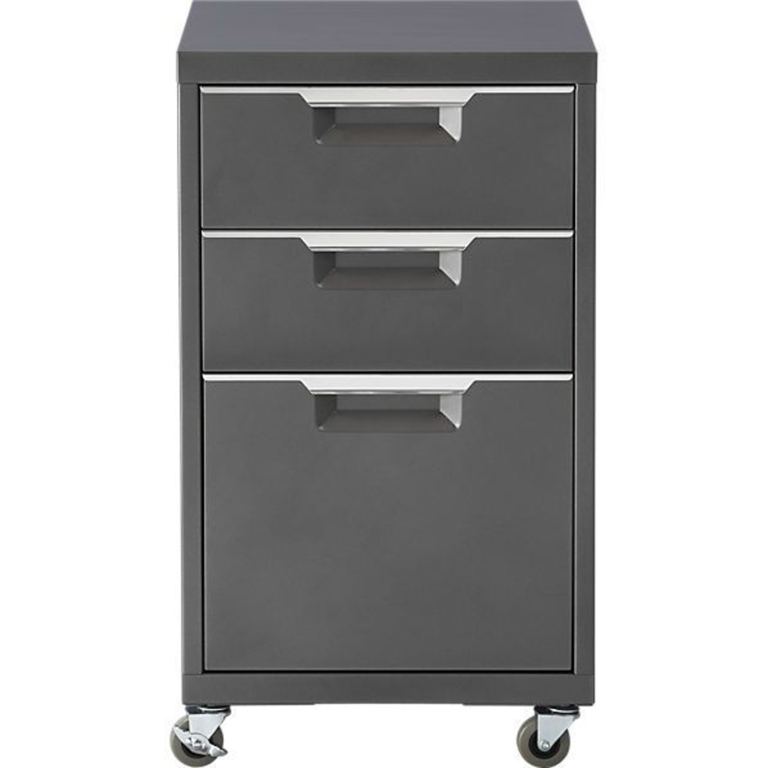 Genuine CB2 Three Drawer File Cabinet - image-3