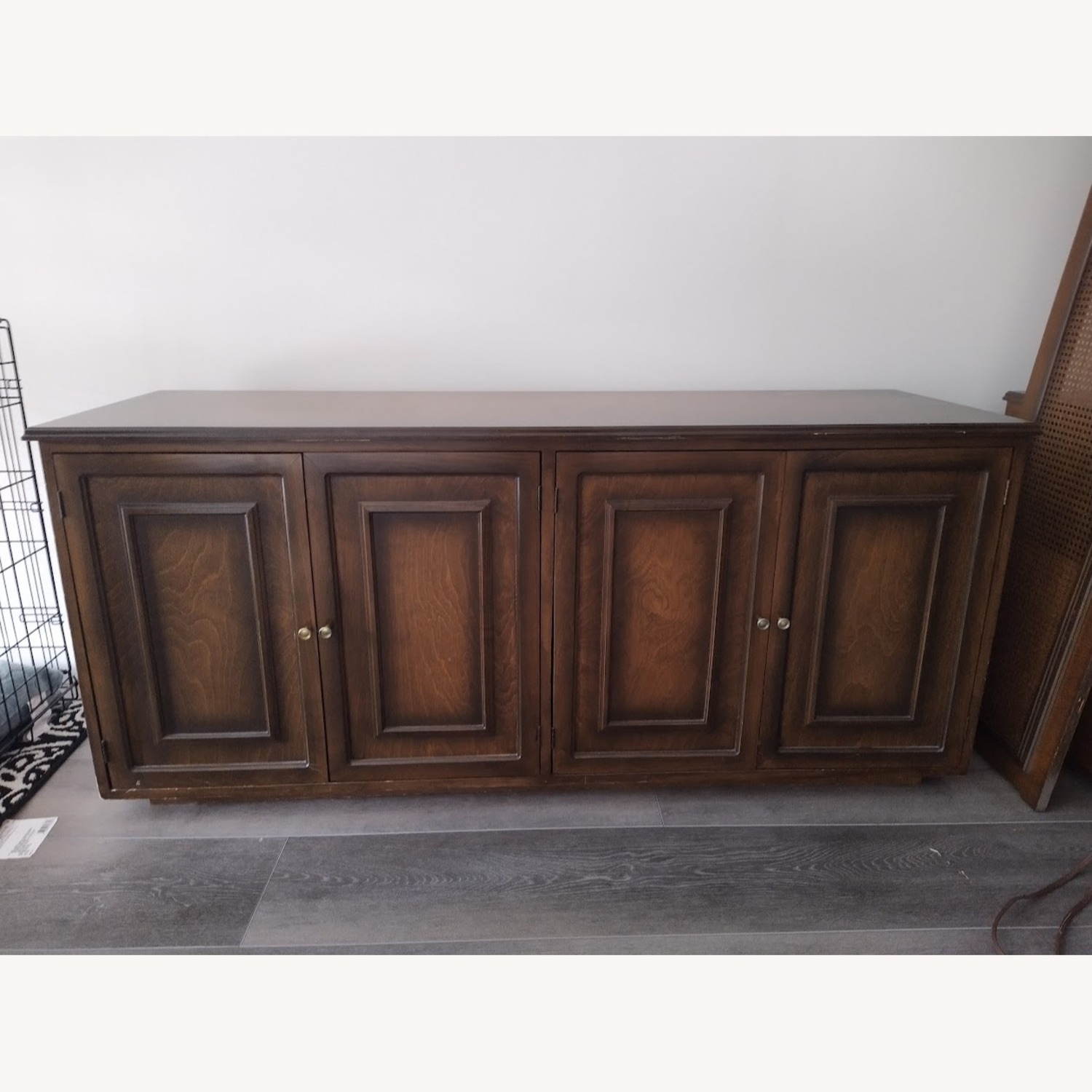 Vintage/Antique Finds Dark Brown Wood Sideboard - image-2