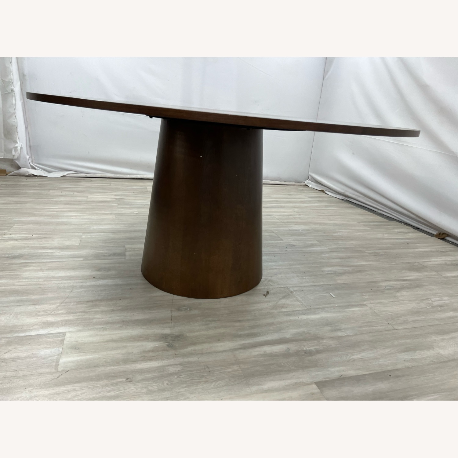Wade Logan Boudot Round Solid Wood Base Dining Table - image-6