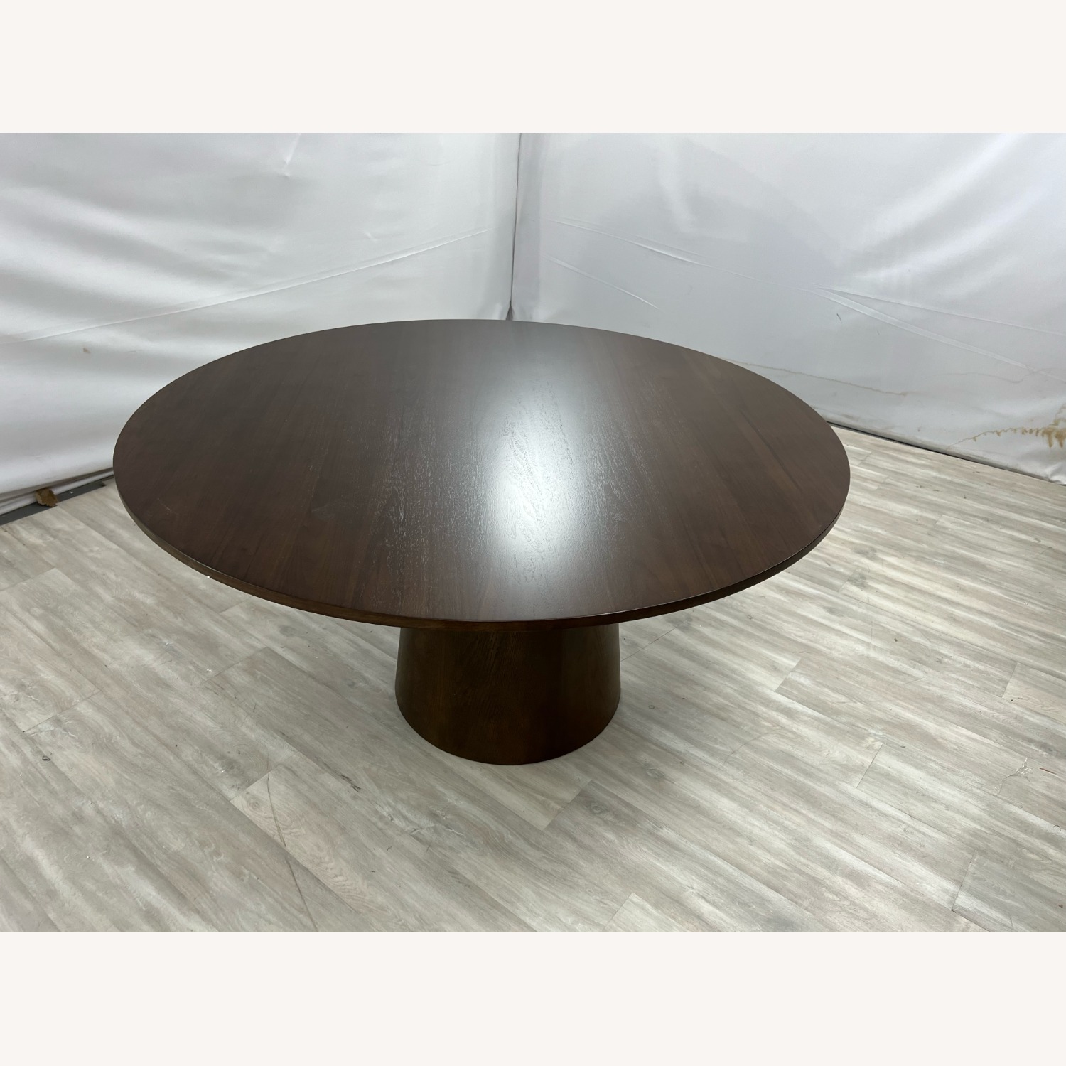 Wade Logan Boudot Round Solid Wood Base Dining Table - image-3
