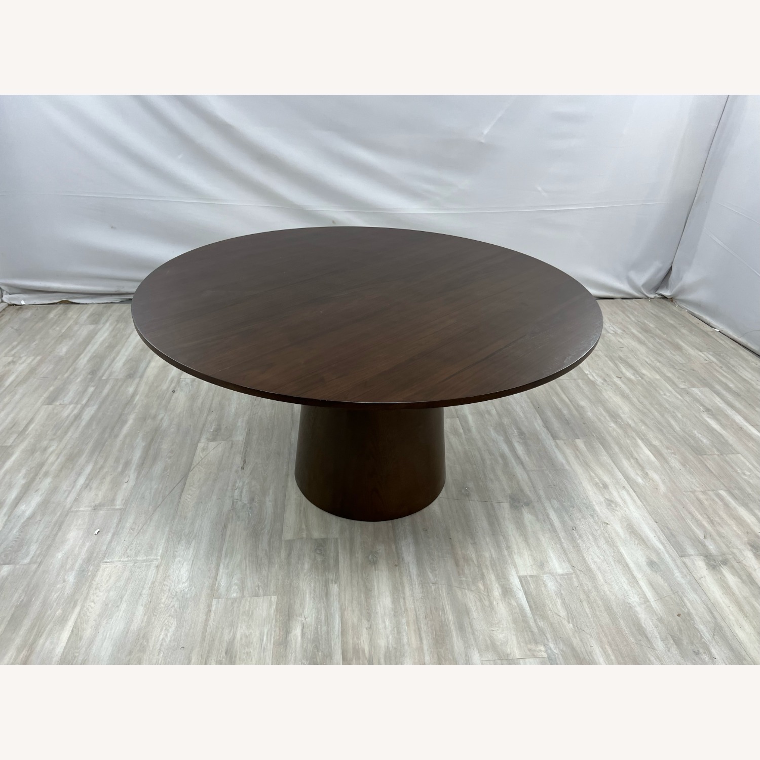 Wade Logan Boudot Round Solid Wood Base Dining Table - image-1
