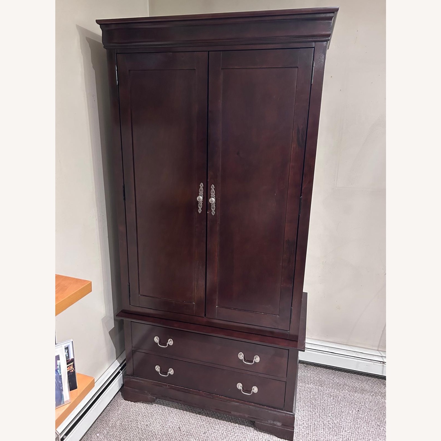 Dark Wooden Wardrobe - image-7