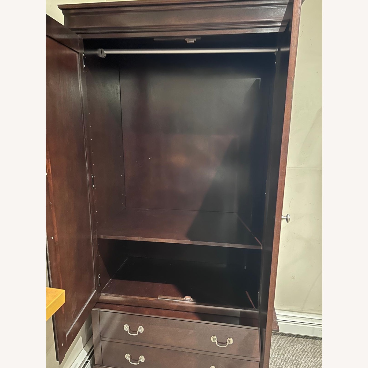 Dark Wooden Wardrobe - image-4