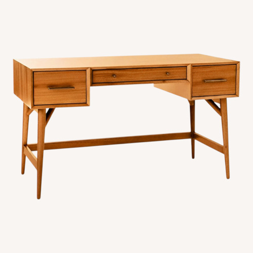 Used West Elm Mid-Century Desk 52” in Acorn for sale on AptDeco