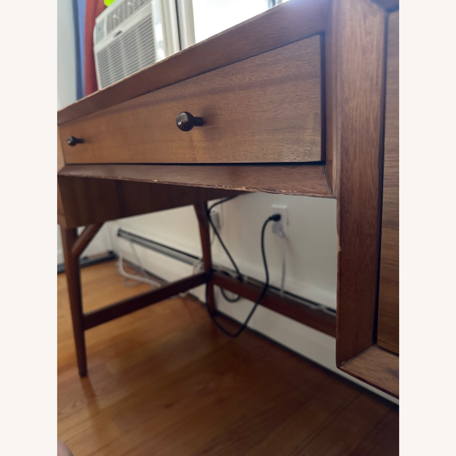 West Elm Mid-Century Desk 52” in Acorn - image-8