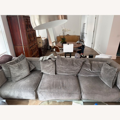 Used Arhaus Dark Gray Fabric 3+ Piece Sectional for sale on AptDeco