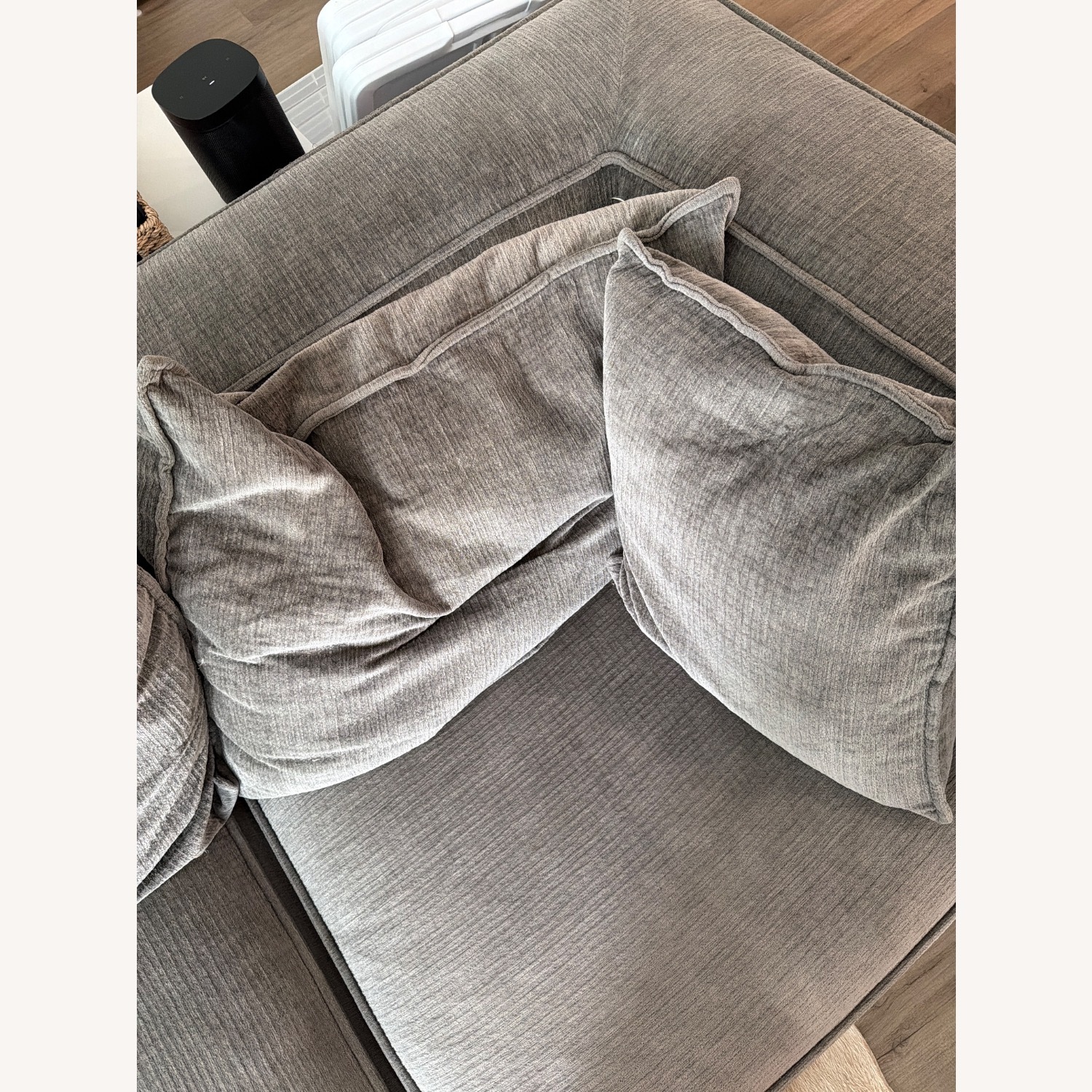 Arhaus Dark Gray Fabric 3+ Piece Sectional - image-4