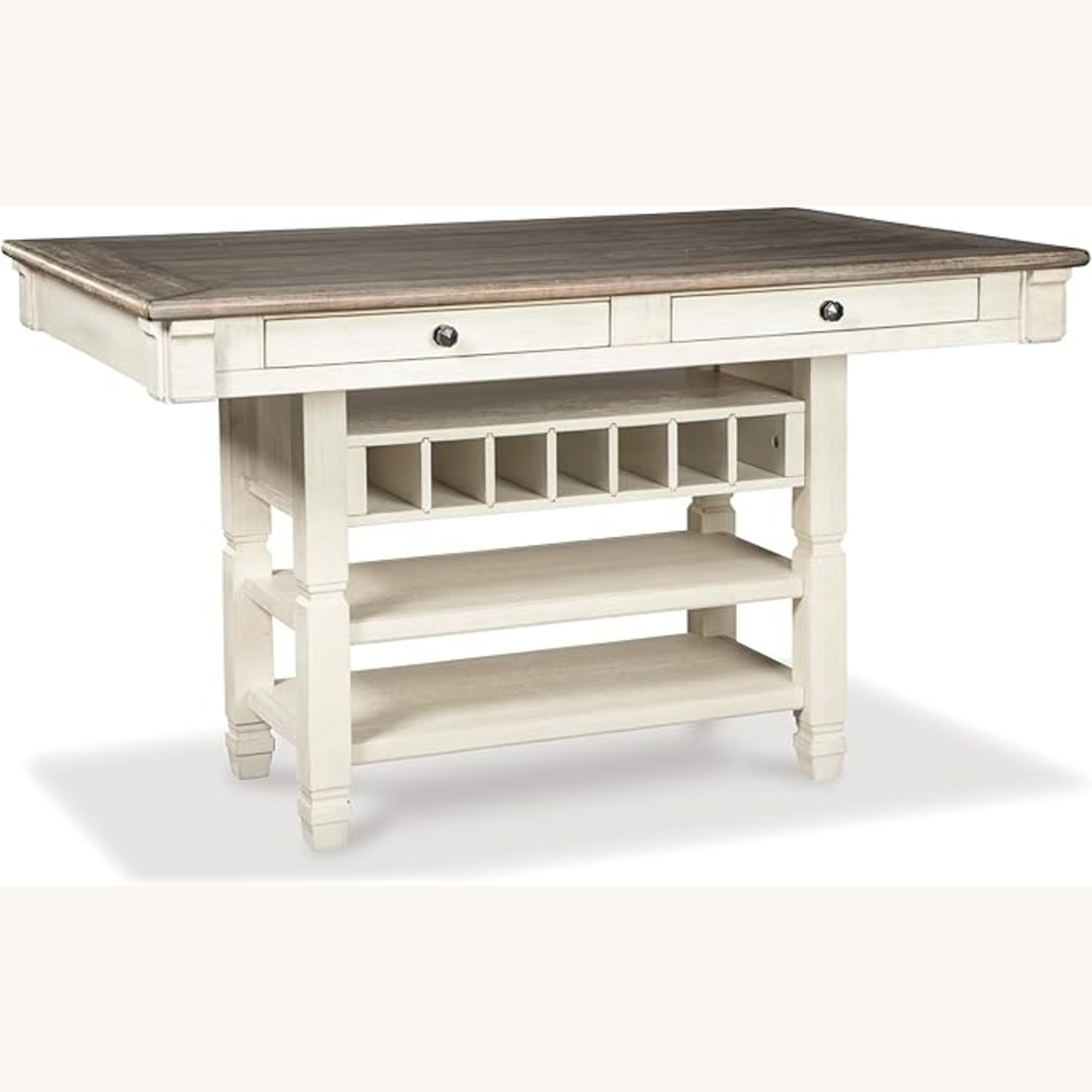 American Signature Furniture White Dining Table - image-5