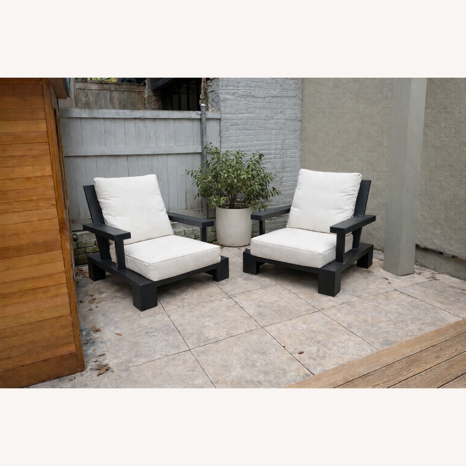 Restoration Hardware Outdoor Chairs (Set of 2) - image-3