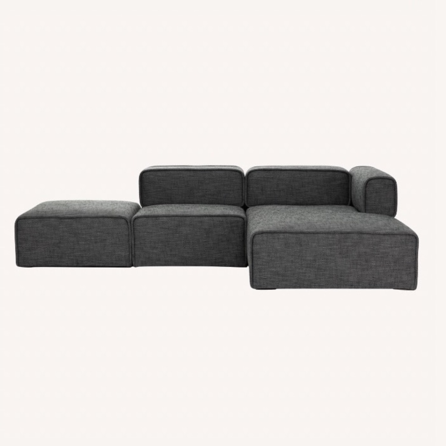 Article Quadra Dark Gray 3+ Piece Sectional - image-1