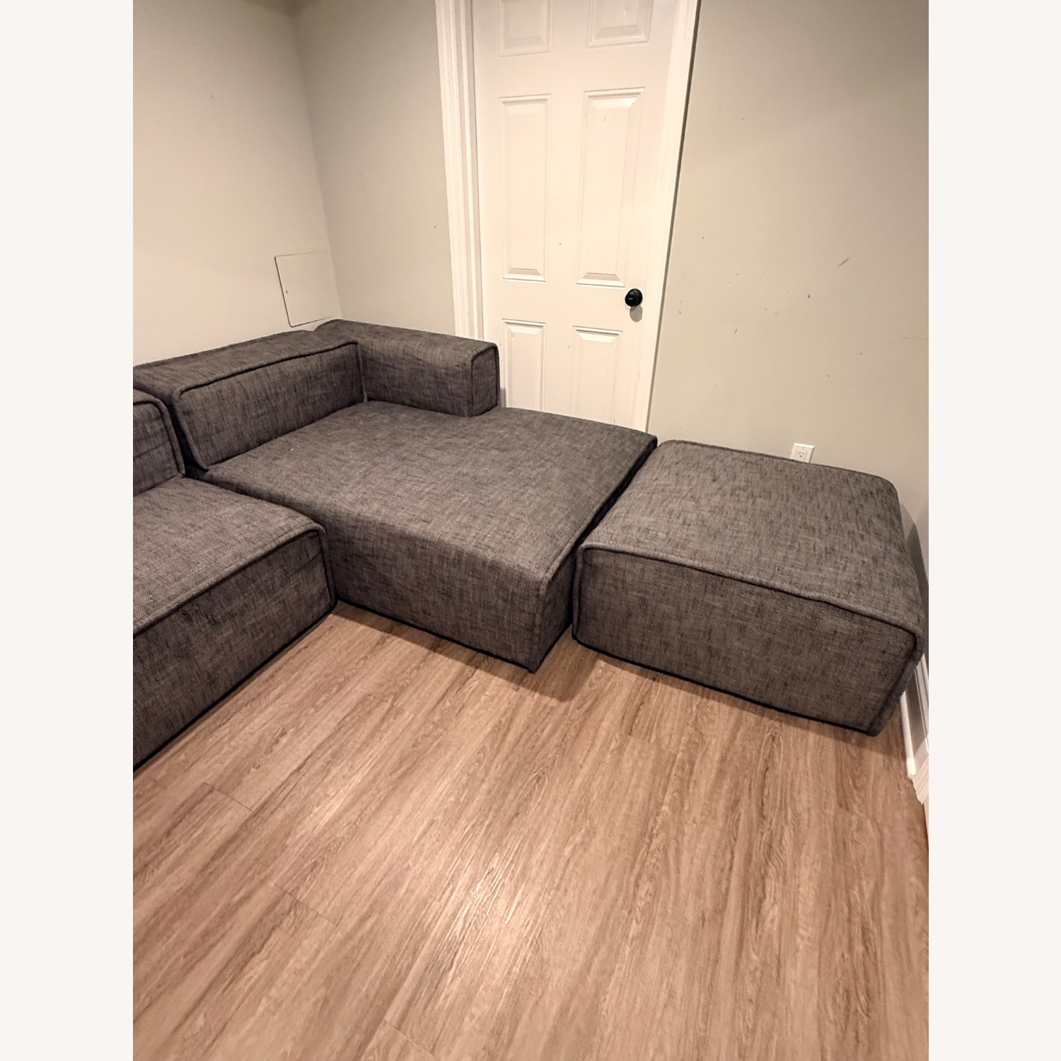 Article Quadra Dark Gray 3+ Piece Sectional - image-3