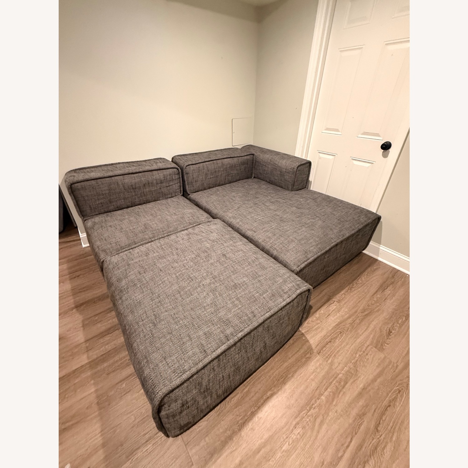 Article Quadra Dark Gray 3+ Piece Sectional - image-4