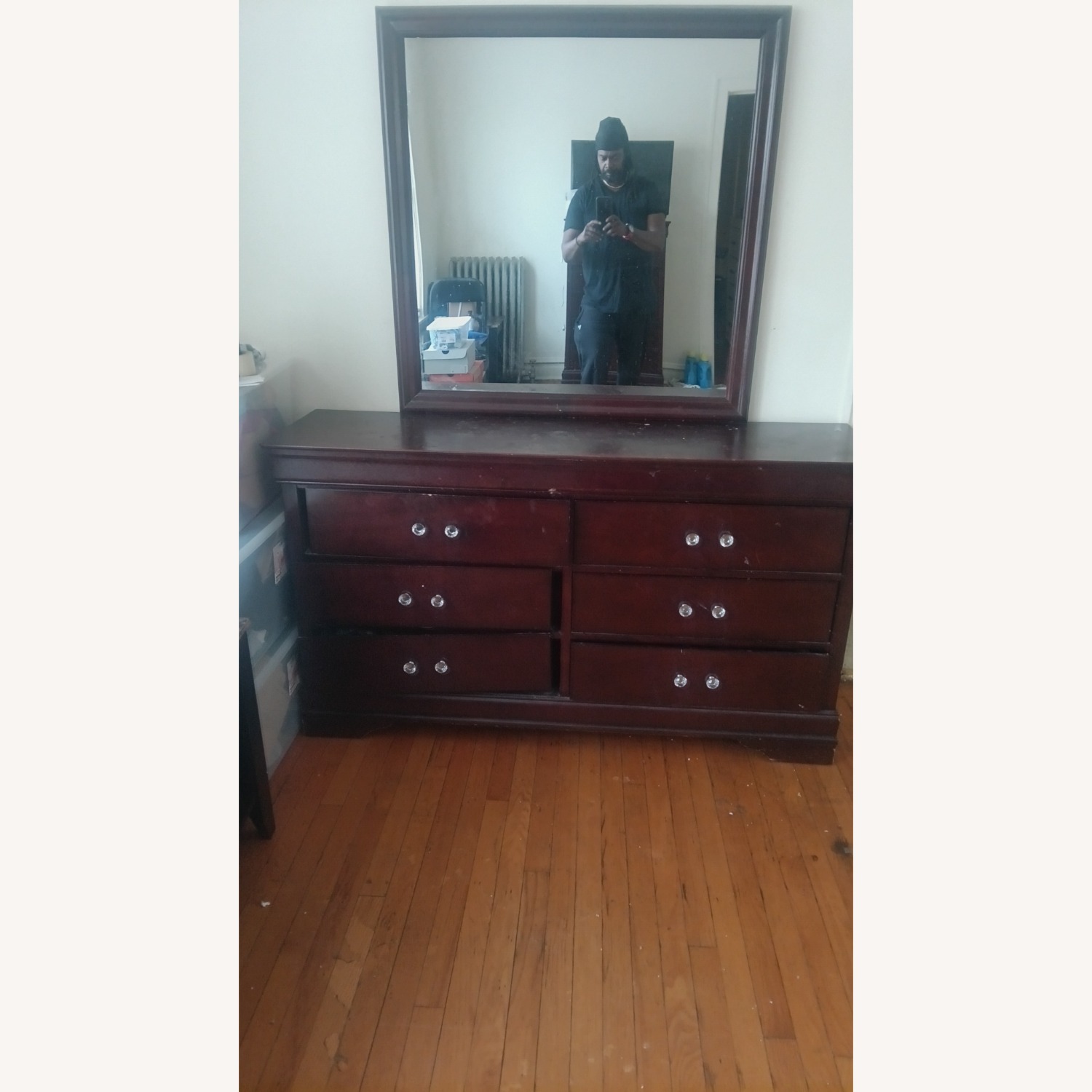 Dark Brown Dresser - image-2