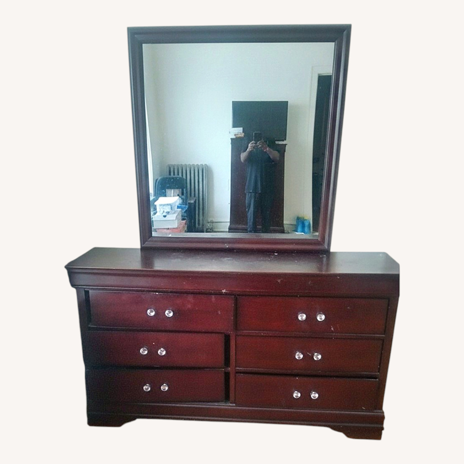 Dark Brown Dresser - image-6