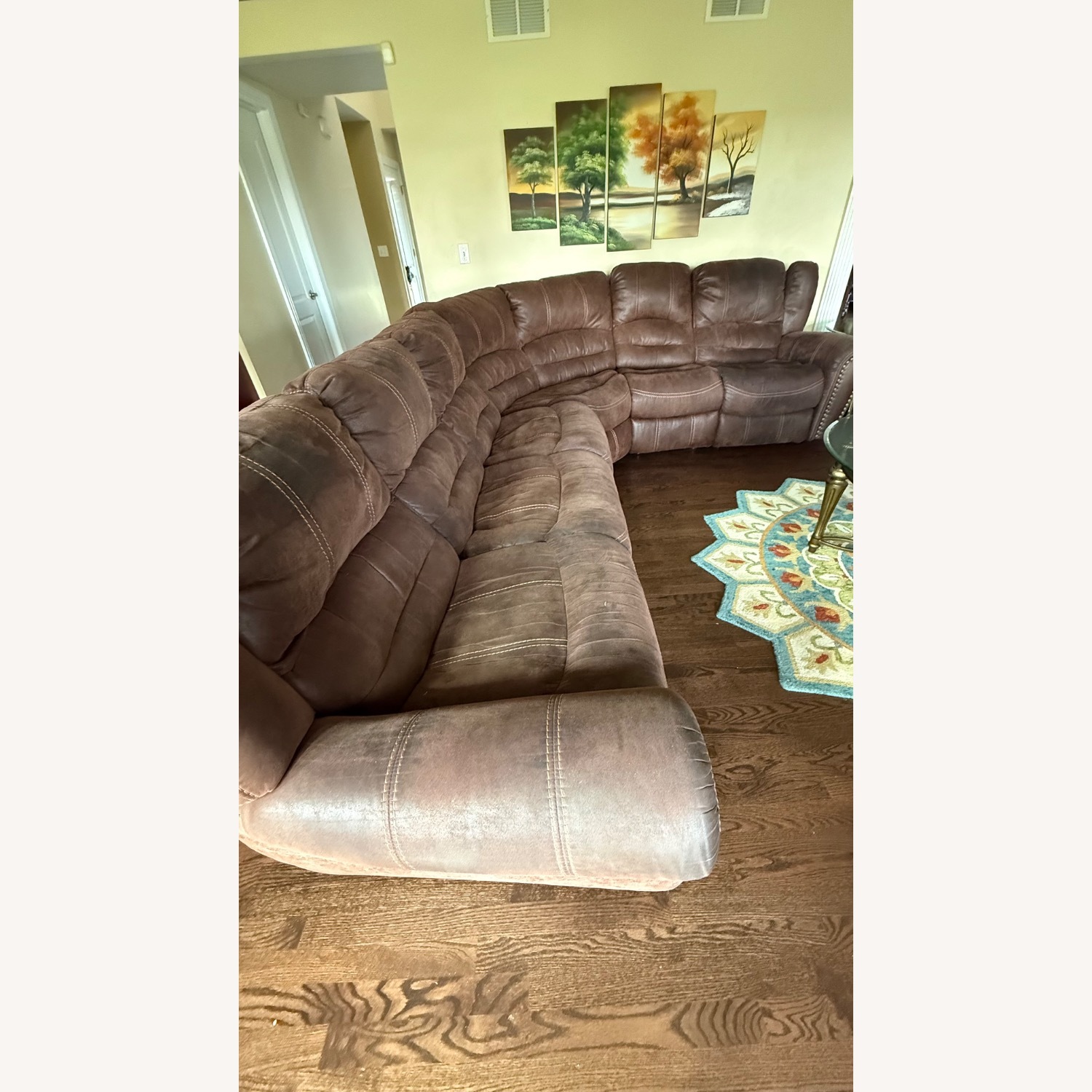 Ashley Furniture Dark Brown 3+ Piece Sectional - image-3