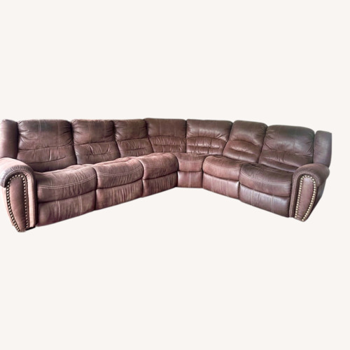 Used Ashley Furniture Dark Brown 3+ Piece Sectional for sale on AptDeco