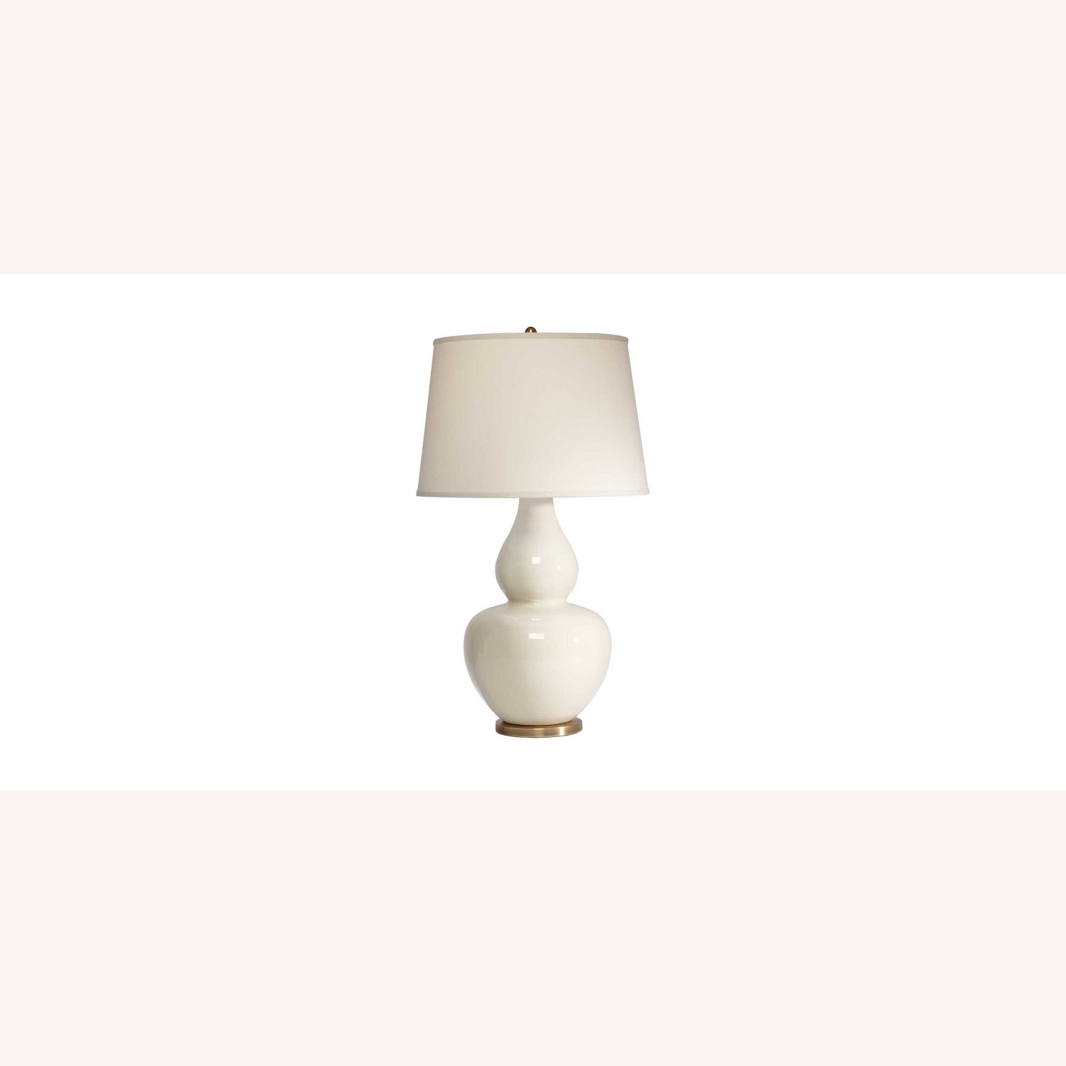 Pair of Ethan Allen White Ceramic Table Lamps - image-9