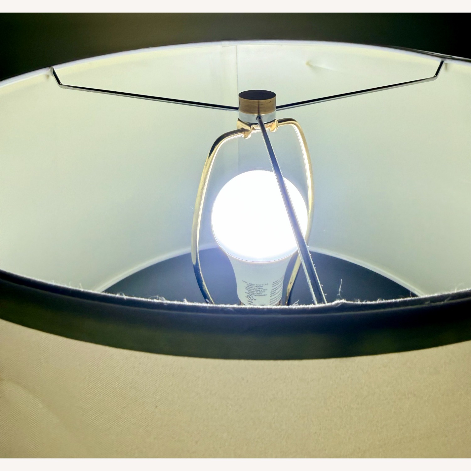 Pair of Ethan Allen White Ceramic Table Lamps - image-7