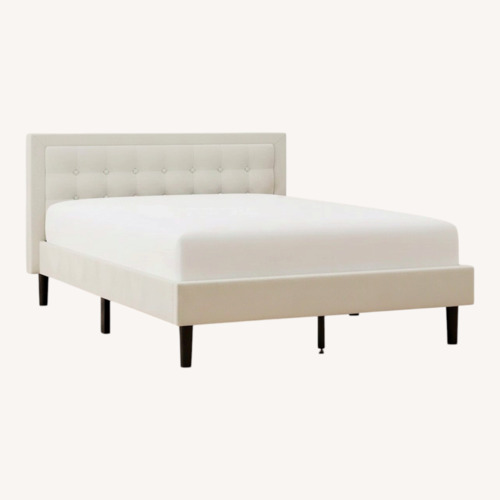 Used Natural Fabric Twin Bed for sale on AptDeco