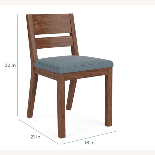 Used Room & Board Afton Walnut Wood Dining Chairs 6 for sale on AptDeco