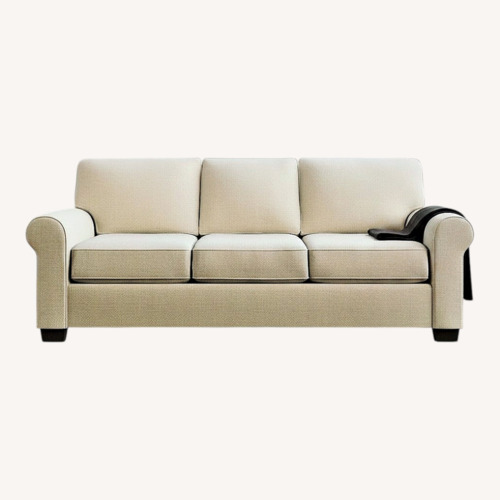 Used Pottery Barn Light Gray Fabric 3+ Seater Sofa for sale on AptDeco
