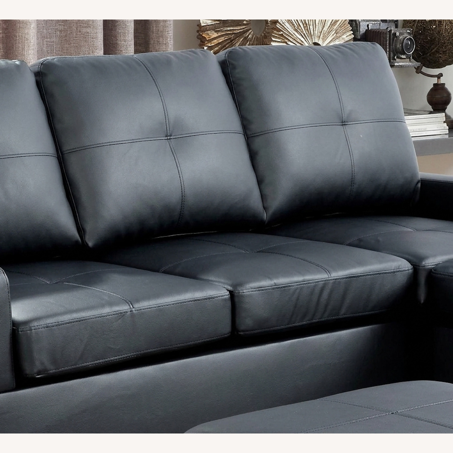 Latitude Run Leather Sectional - image-1