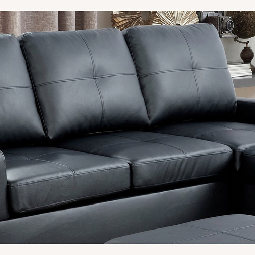 Used Latitude Run Leather Sectional for sale on AptDeco