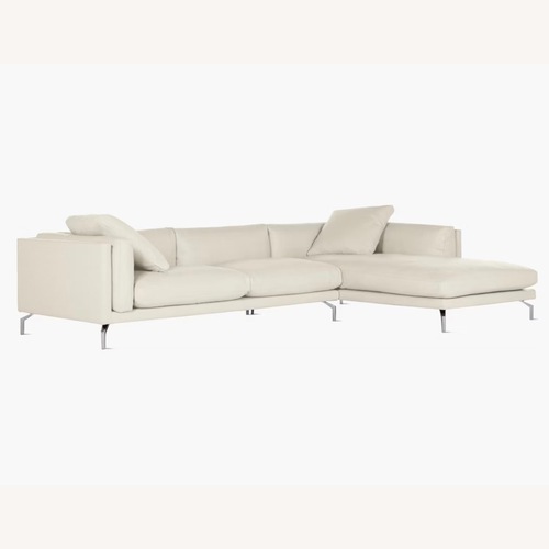Used Design Within Reach Natural 2 Piece Sectional for sale on AptDeco