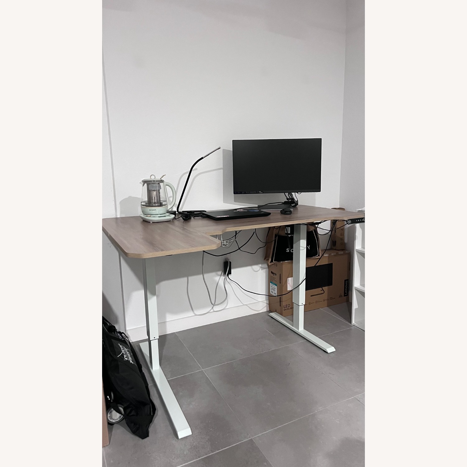 Wayfair L Shape Electric Standing Desk - image-2
