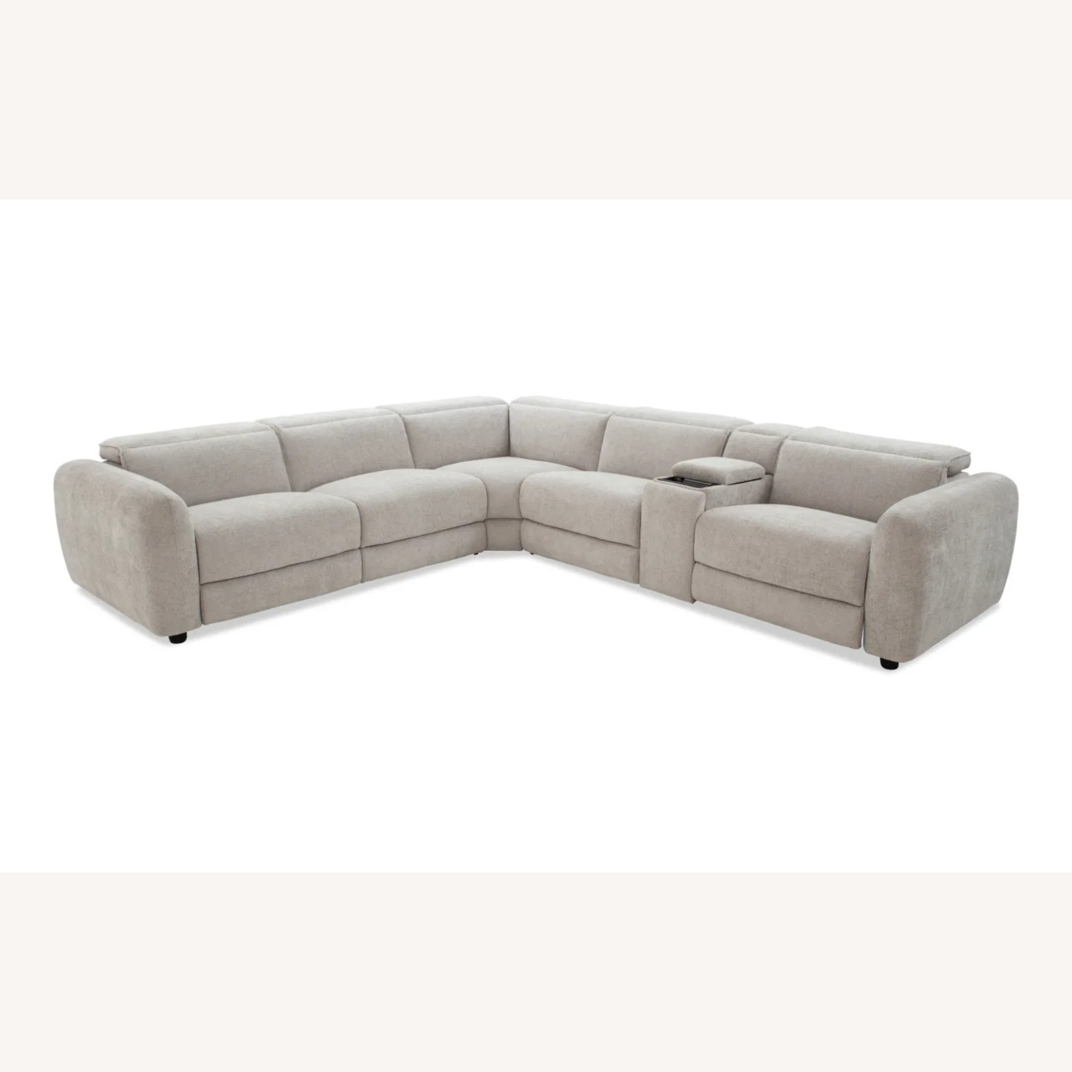 Equinox Light Gray 3+ Piece Sectional - image-4