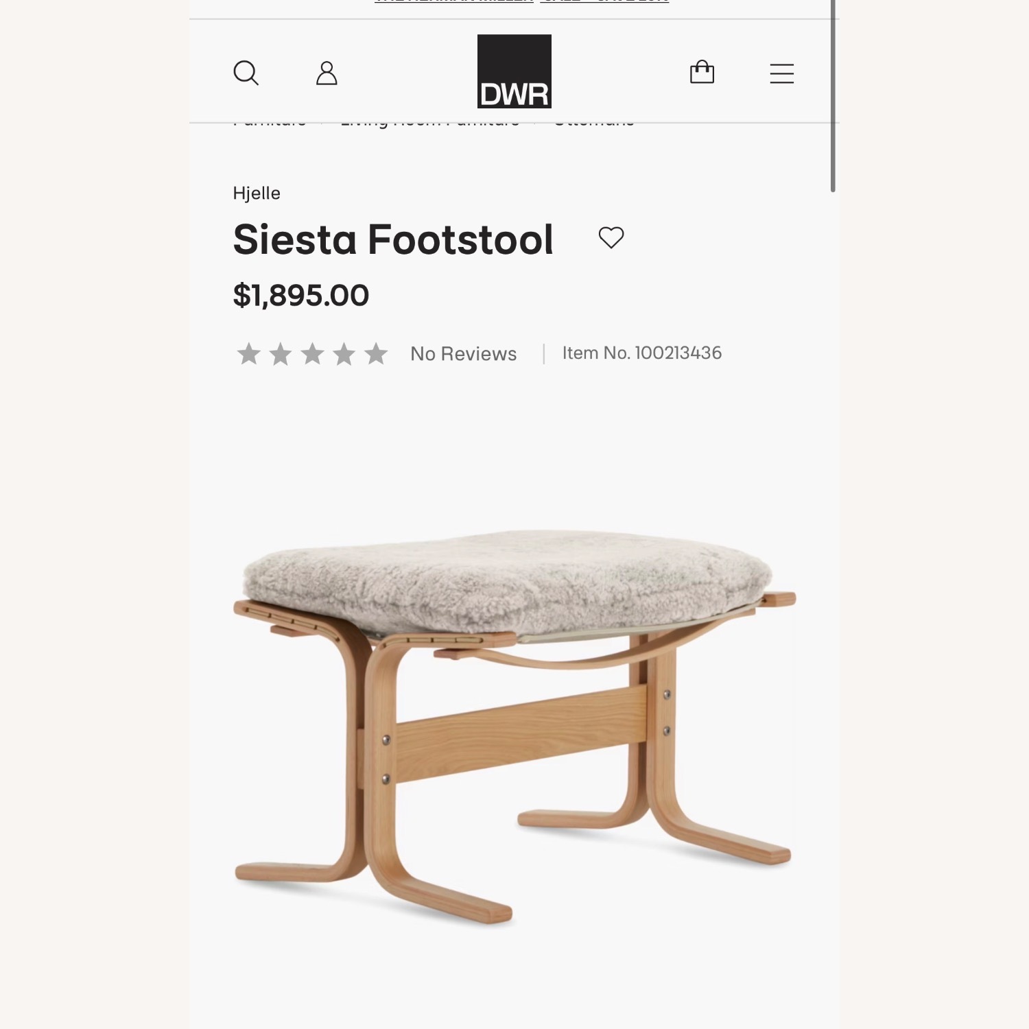 Design Within Reach Siesta Chair & Footstool - image-5