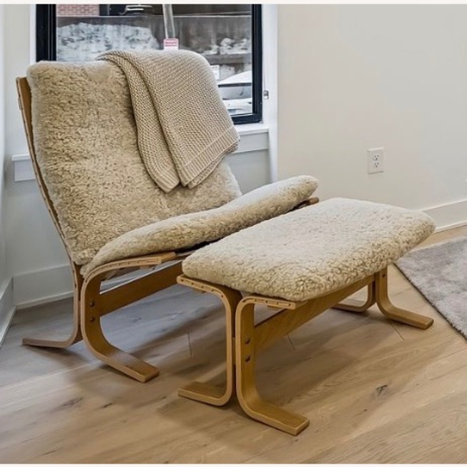 Design Within Reach Siesta Chair & Footstool - image-3