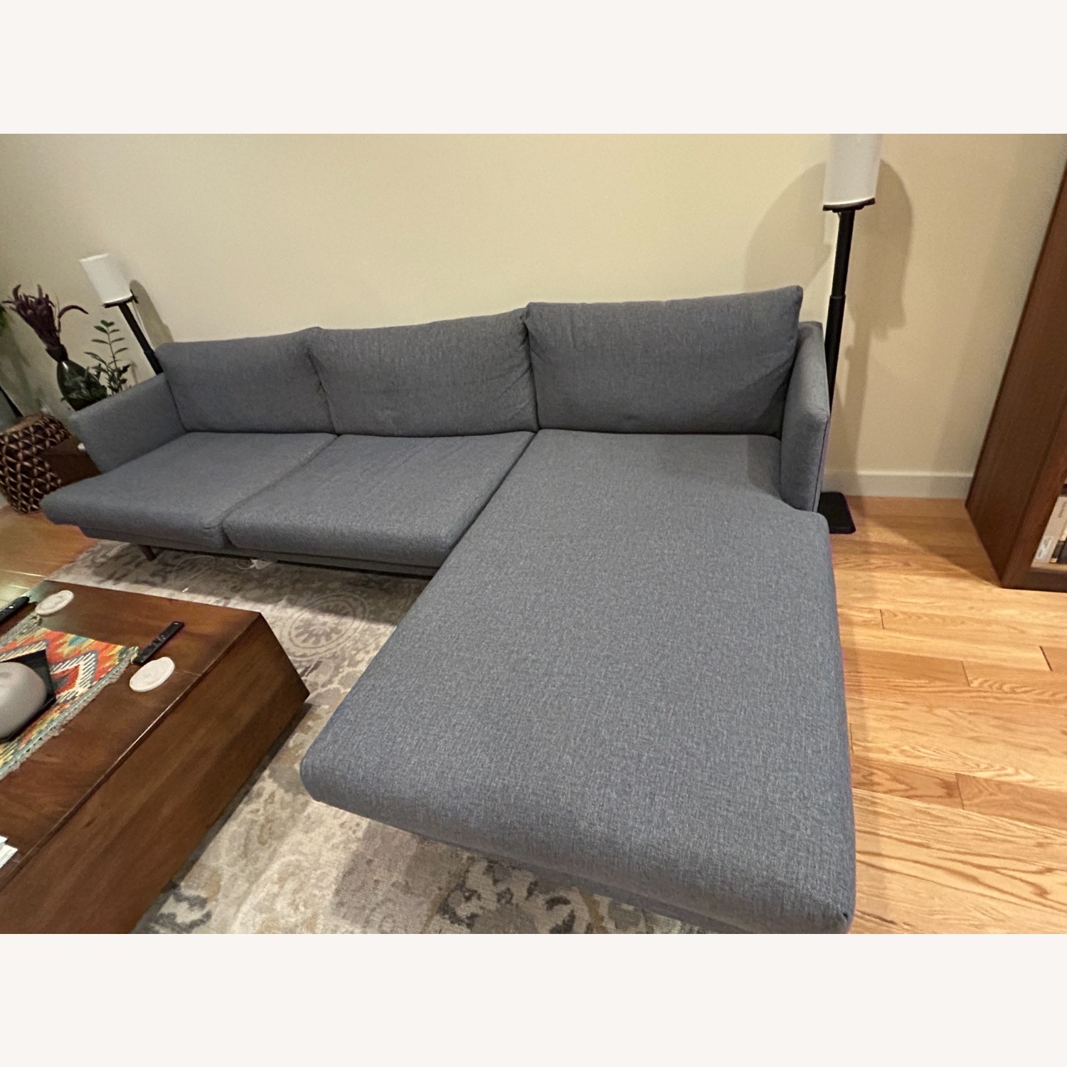 Article Burrard Stone Blue 2 Piece Sectional - image-2