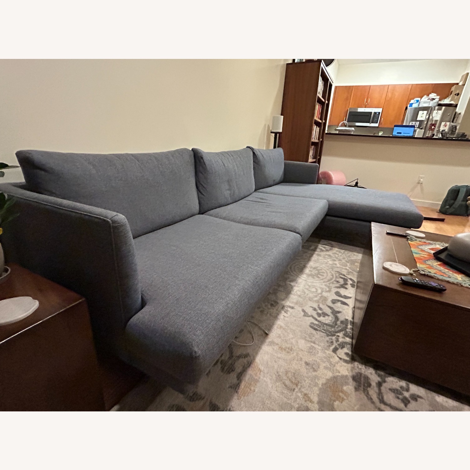 Article Burrard Stone Blue 2 Piece Sectional - image-3