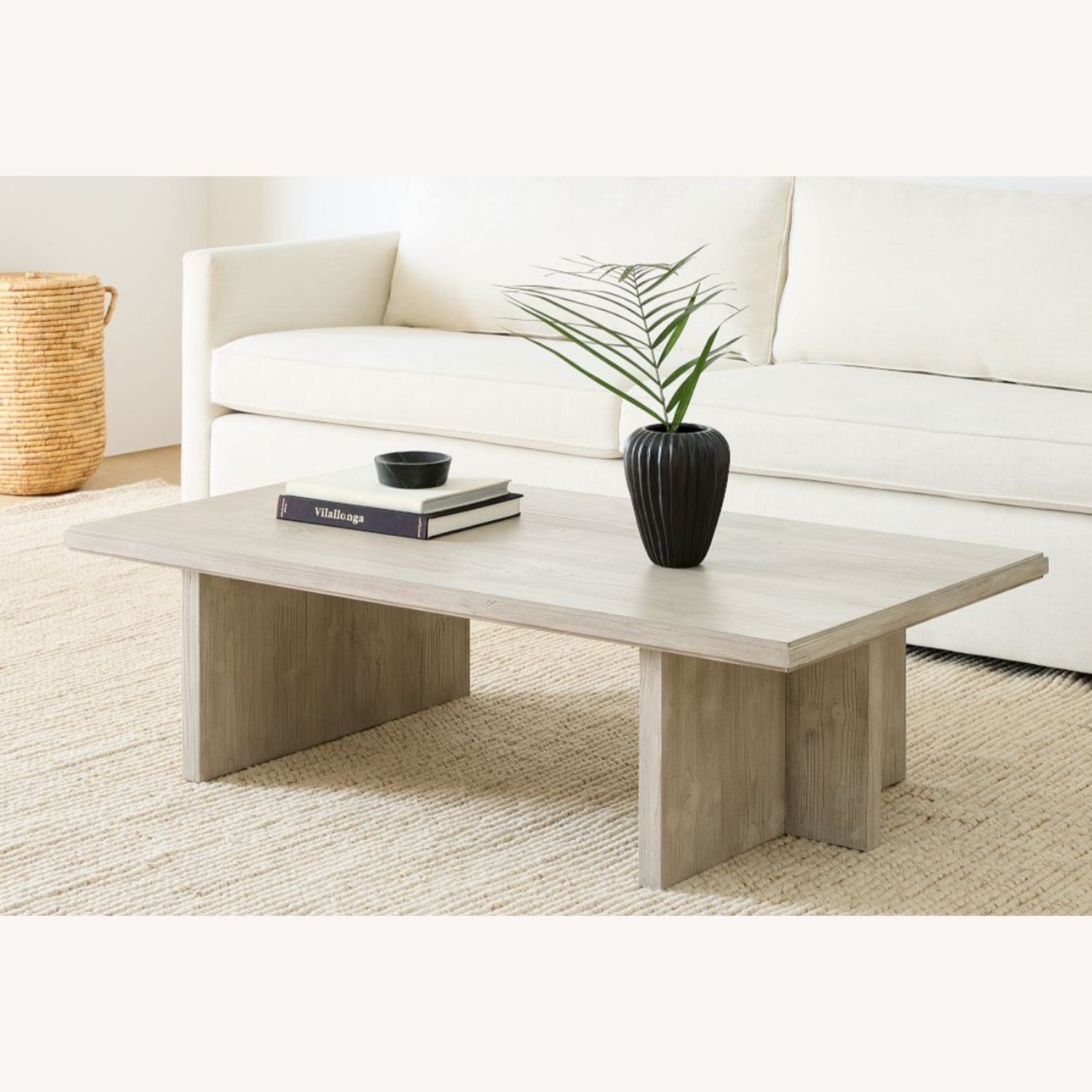 West Elm Santa Rosa Rectangle Coffee Table - image-2
