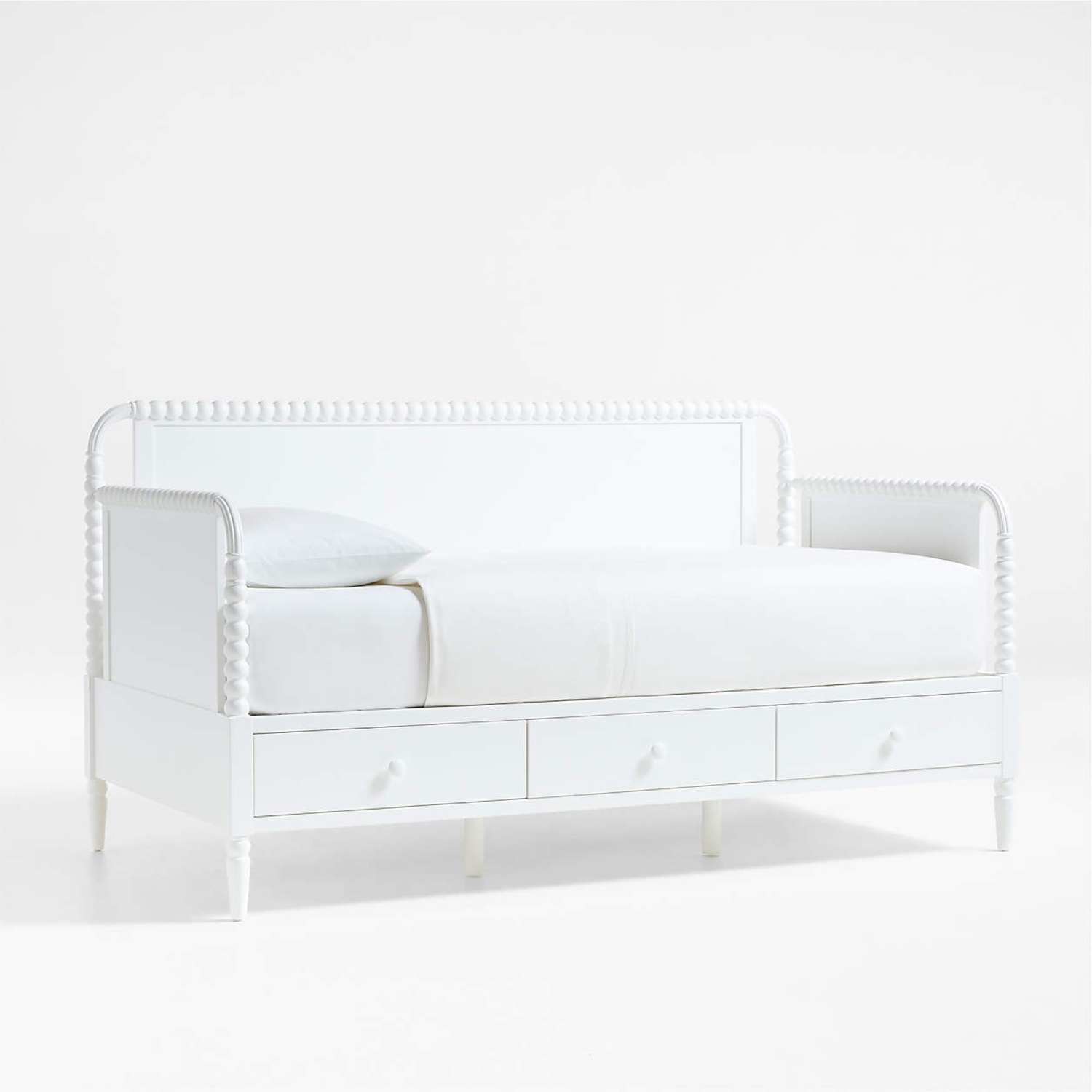 Crate & Barrel Jenny Lind White Wood Daybed - image-4