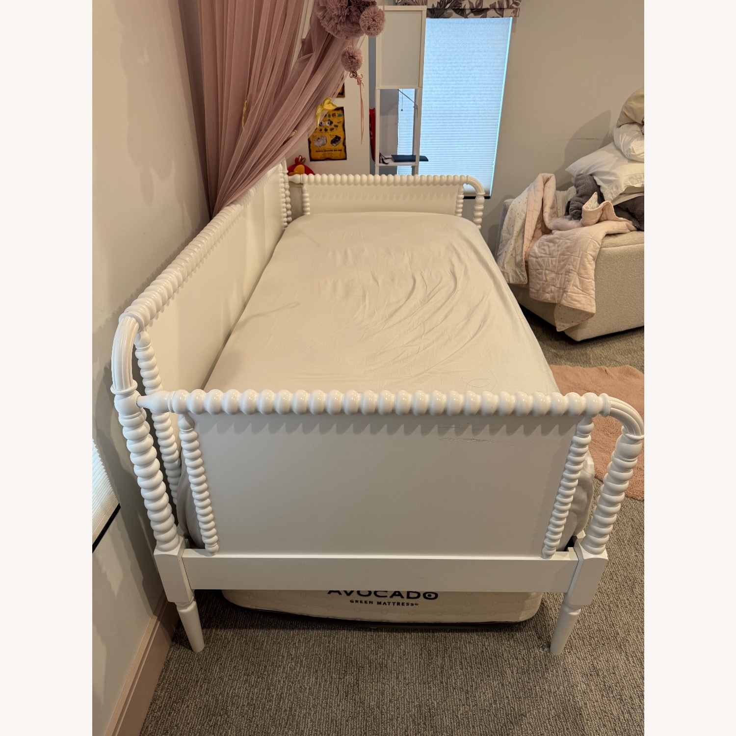 Crate & Barrel Jenny Lind White Wood Daybed - image-3