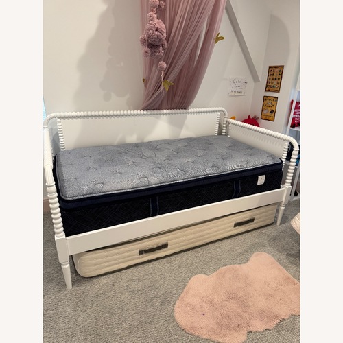Used Crate & Barrel Jenny Lind White Wood Daybed for sale on AptDeco