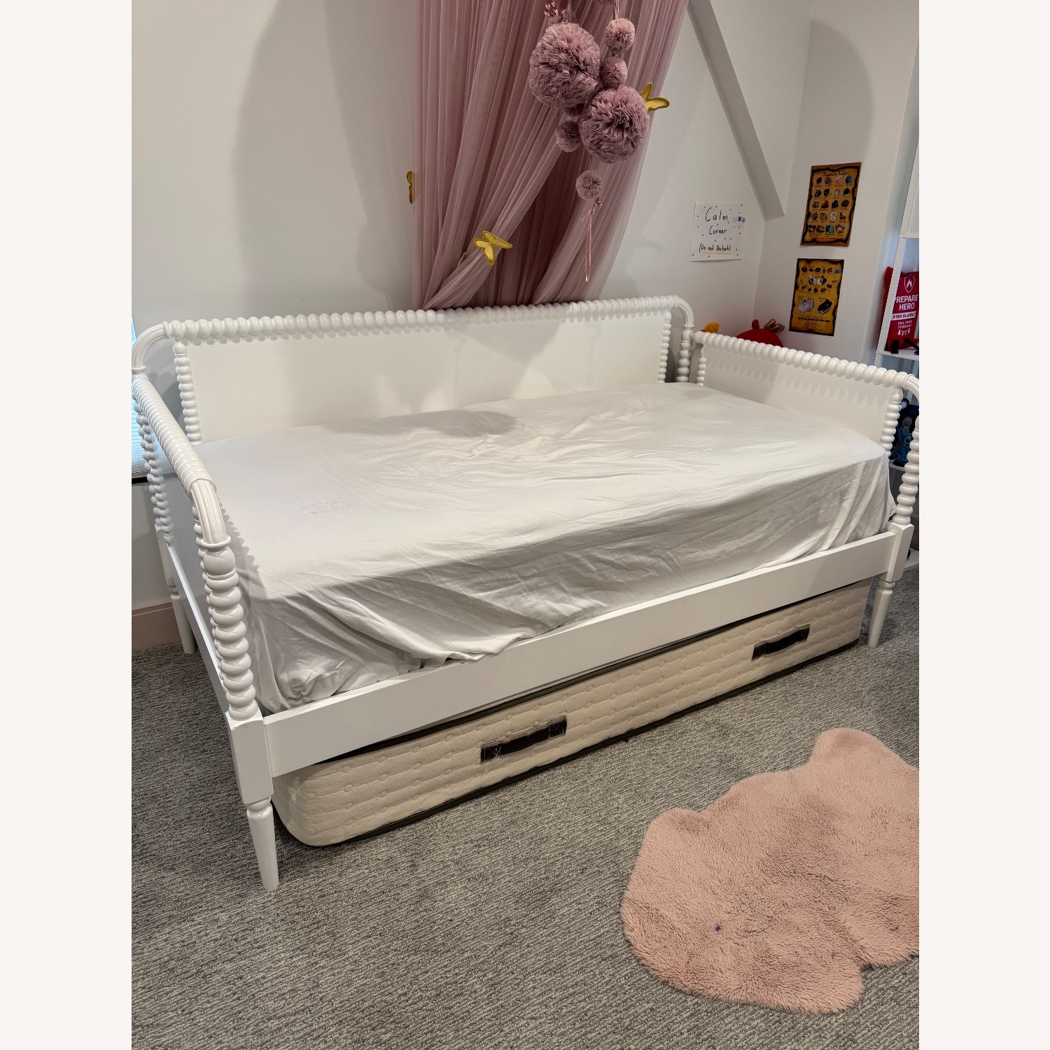 Crate & Barrel Jenny Lind White Wood Daybed - image-2