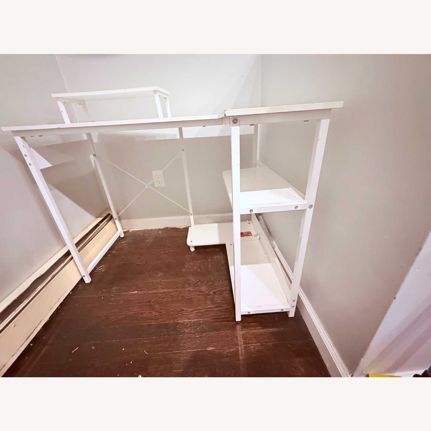 Amazon White Wood Desk - image-8