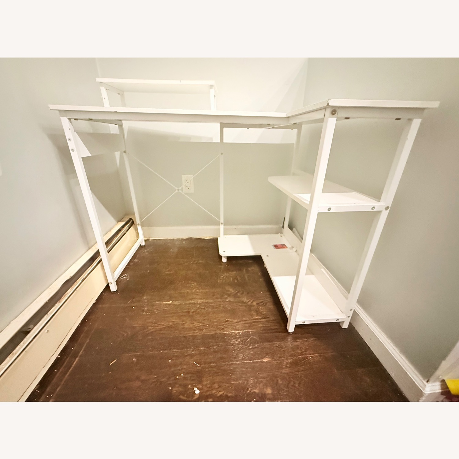 Amazon White Wood Desk - image-9