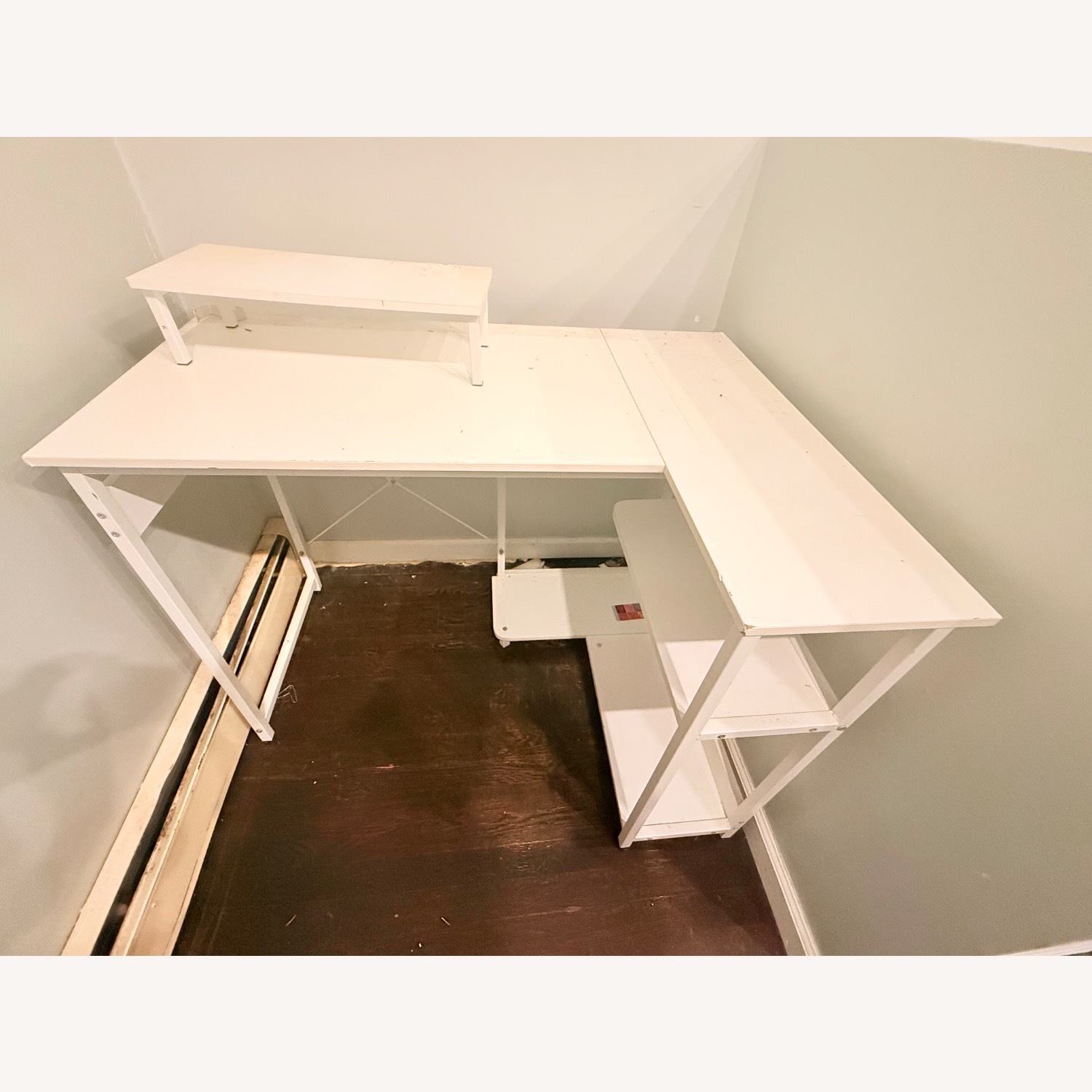 Amazon White Wood Desk - image-6