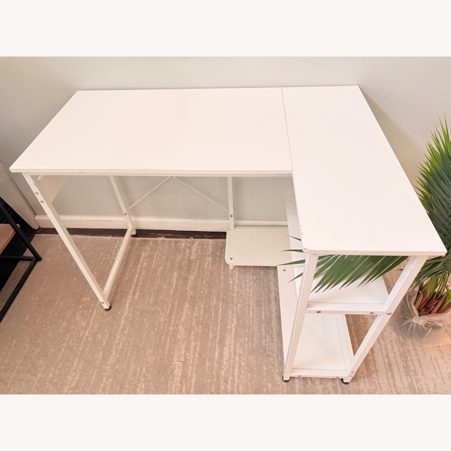 Amazon White Wood Desk - image-2